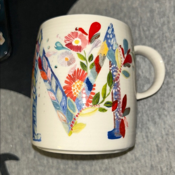 Anthropologie Starla M. Halfmann Petal Pallette, Monogram Mug-choose 1@ checkout - Picture 15 of 15